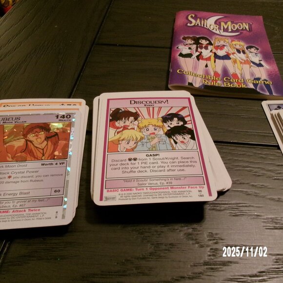 Sailor Moon Collectible Card Game Introductory Starter Deck DART 2000 Vintage - Picture 5 of 6